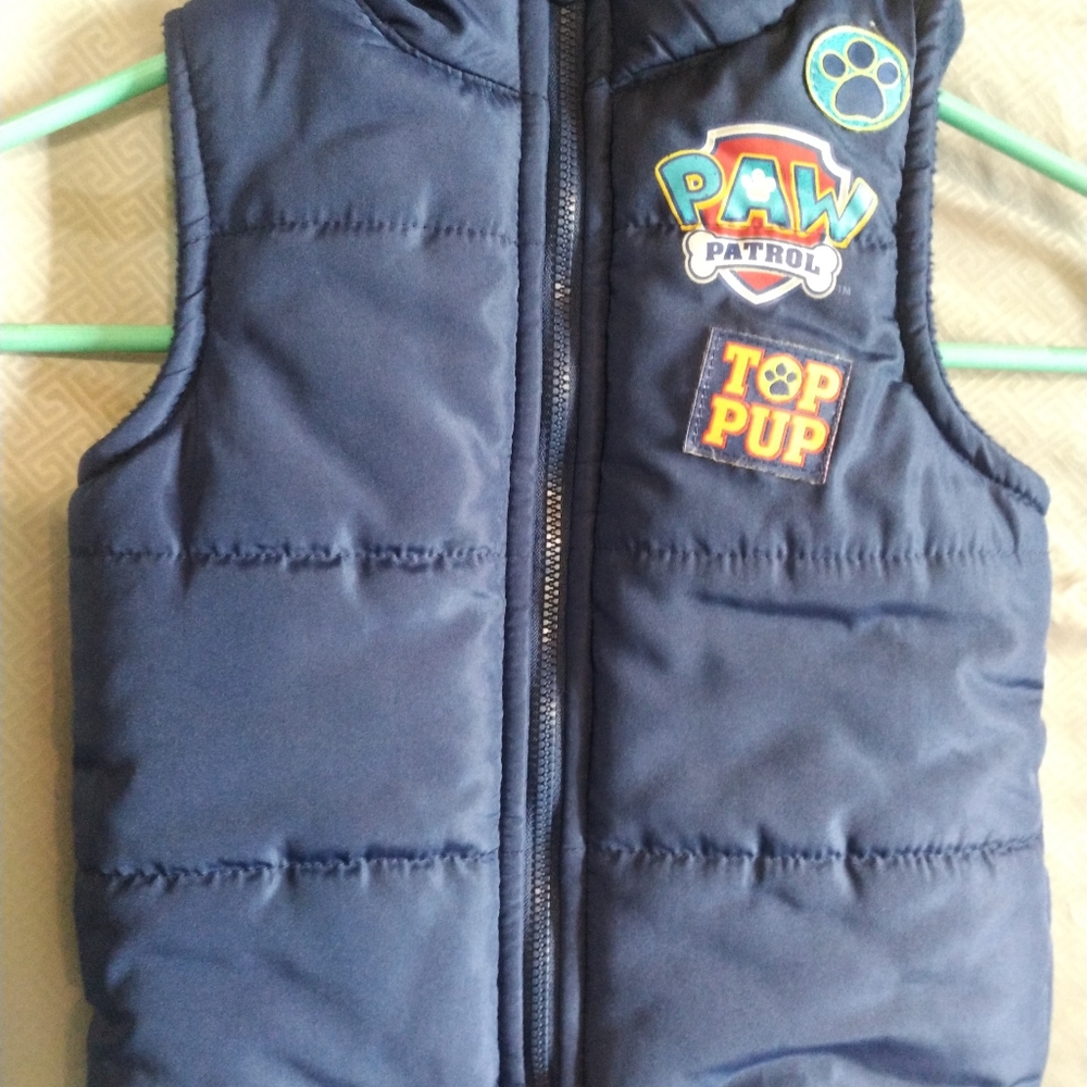 Paw Patrol puffy vest
